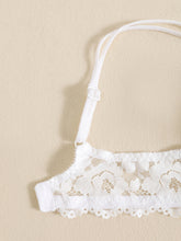 Romantic Lace Embroidery Lingerie Set - Soft & Breathable Push-Up Bra with Sheer Panty - Perfect Seductive Valentines Gift for Her - Womens Comfortable Intimate Wear - Lena & Miles Exquisite Boutique LLC.