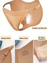Fake Butt Lifting Bikini Panties, Breathable & Thin Invisible Intimates Panties, Women&
