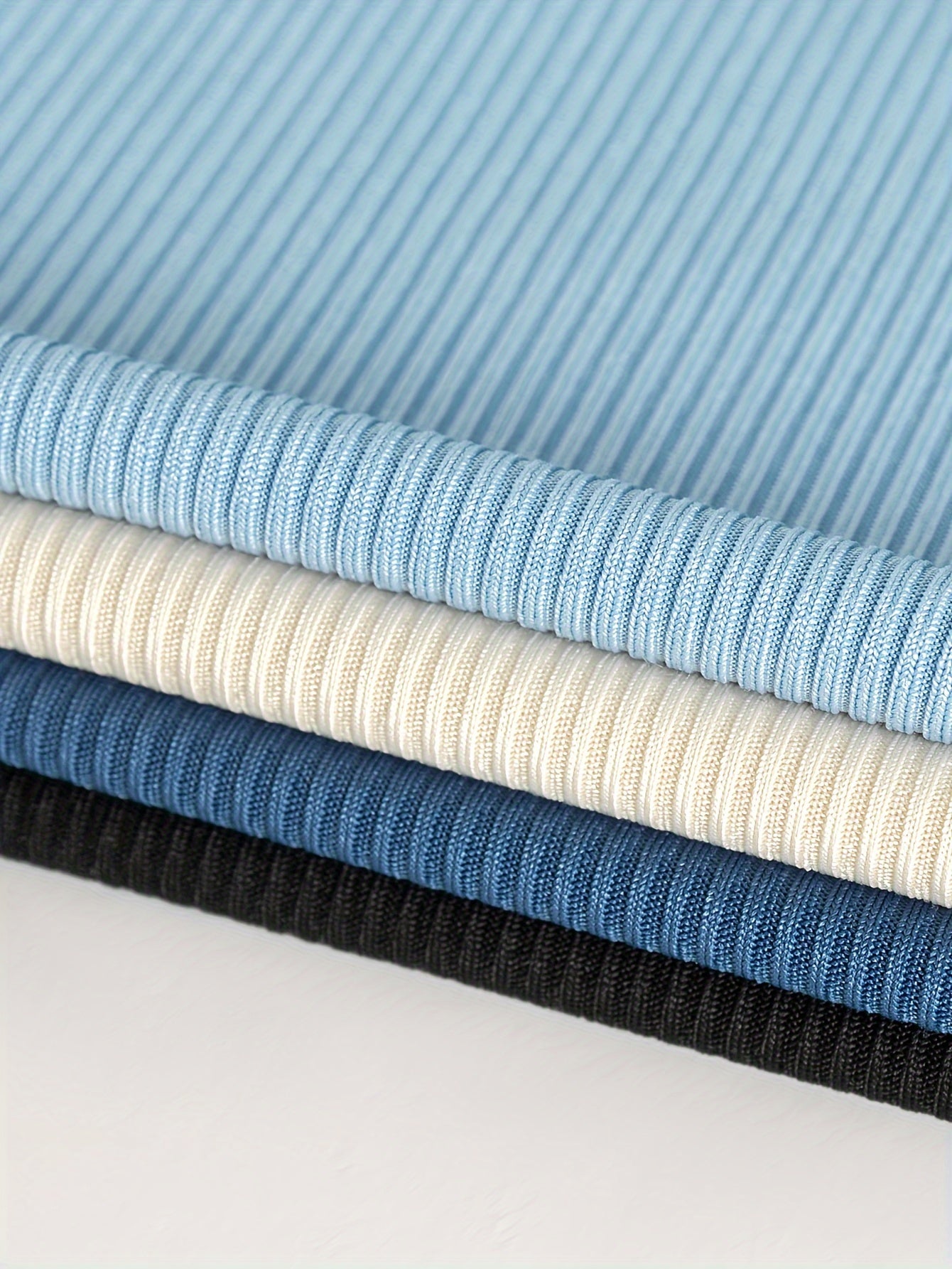 4 Pack Solid Bodysuits, Casual Asymmetrical Shoulder Bodysuits, Women&