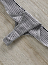 7pcs Letter Tape Thongs, Comfy & Skin-friendly Low Waist Intimates Panties, Women&