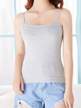 3 Sets Solid Cami Tops, Casual Comfy All-match Top, Women&
