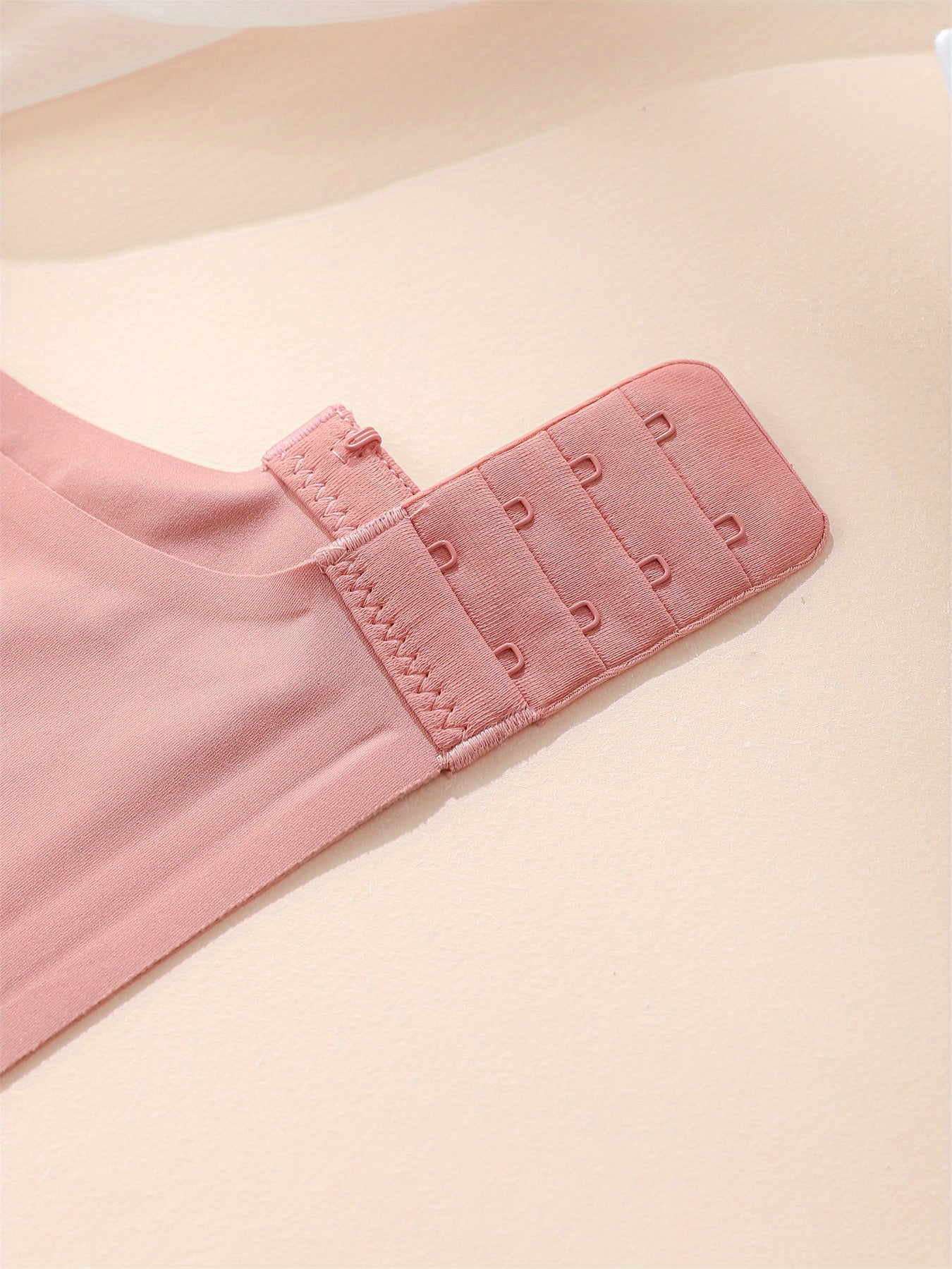 Simple Solid Wireless Bra, Comfy & Breathable Stretch Intimates Bra, Women&