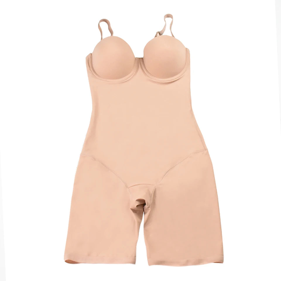 Bodysuit Women Shapewear Body Shaper With Cup Compression Bodies Belly Sheath Waist Trainer Reductive Slimming Underwear - Lena & Miles Exquisite Boutique LLC.