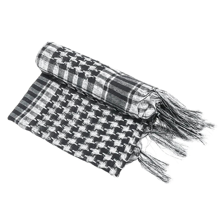 Winter Scarf Plaid Hijab Bandana Hiking Scarves - Lena & Miles Exquisite Boutique LLC.