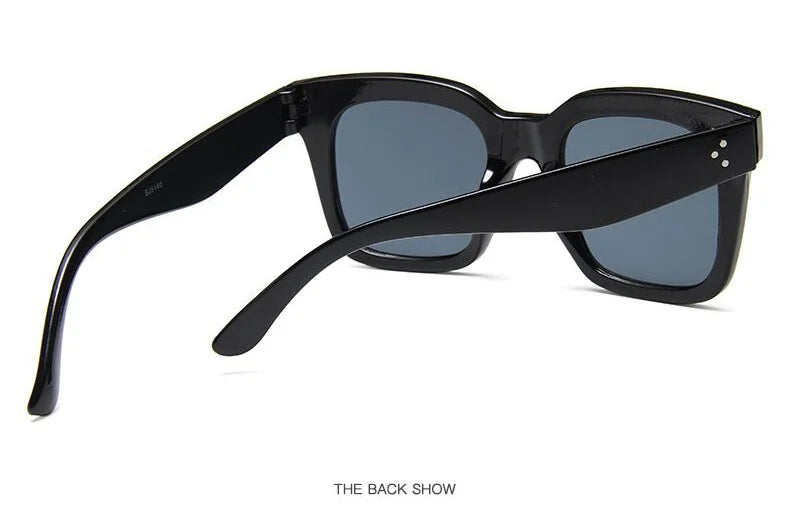 Classic Oversized Sunglasses Woman Brand Designer Mirror Plastic Female Sun Glasses Retro Fashion Big Frame Oculos De Sol - Lena & Miles Exquisite Boutique LLC.