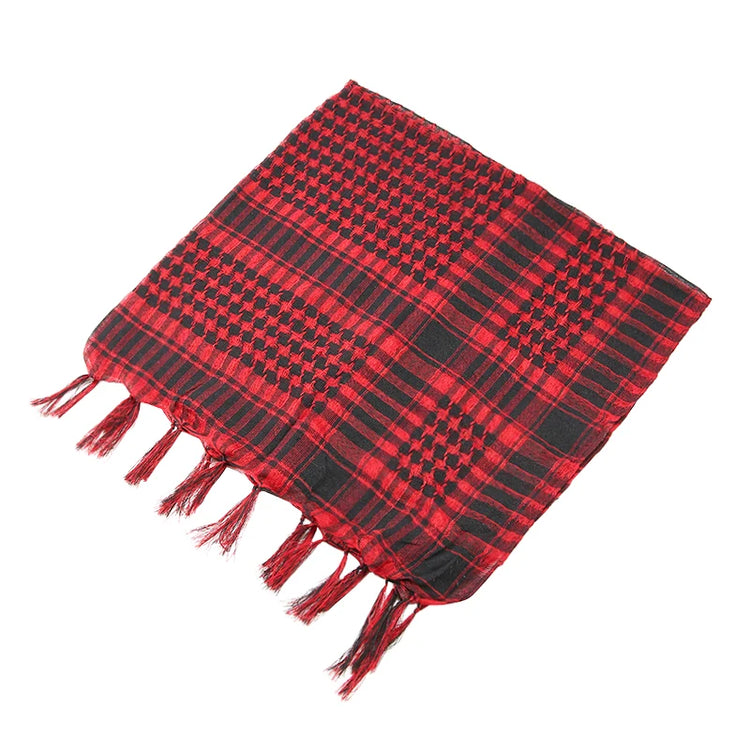 Winter Scarf Plaid Hijab Bandana Hiking Scarves - Lena & Miles Exquisite Boutique LLC.