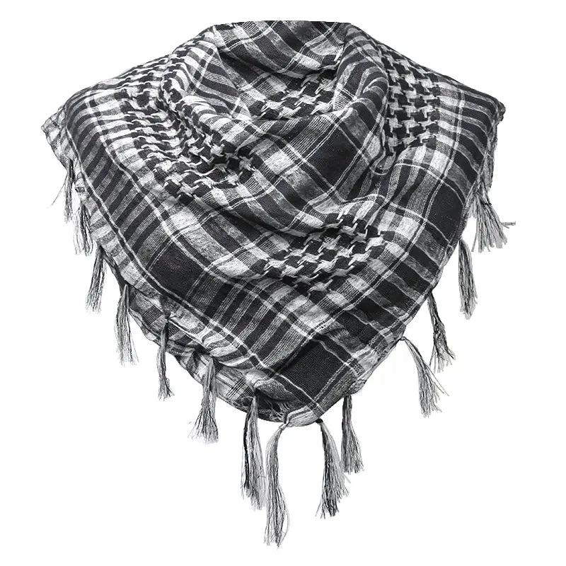 Winter Scarf Plaid Hijab Bandana Hiking Scarves - Lena & Miles Exquisite Boutique LLC.