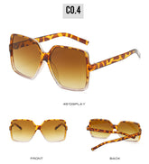 Black Square Oversized Sunglasses Women Big - Lena & Miles Exquisite Boutique LLC.