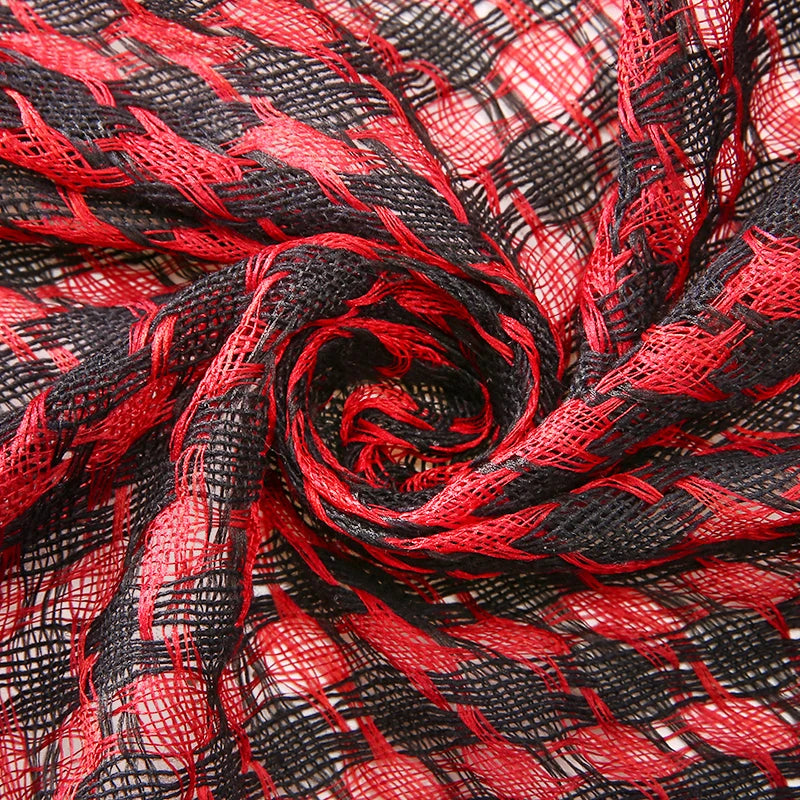 Winter Scarf Plaid Hijab Bandana Hiking Scarves - Lena & Miles Exquisite Boutique LLC.