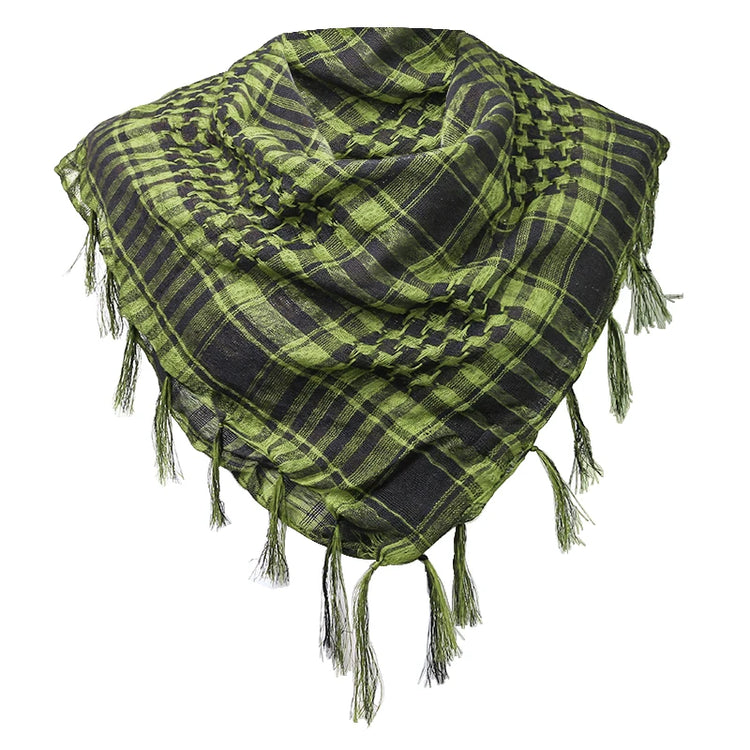 Winter Scarf Plaid Hijab Bandana Hiking Scarves - Lena & Miles Exquisite Boutique LLC.