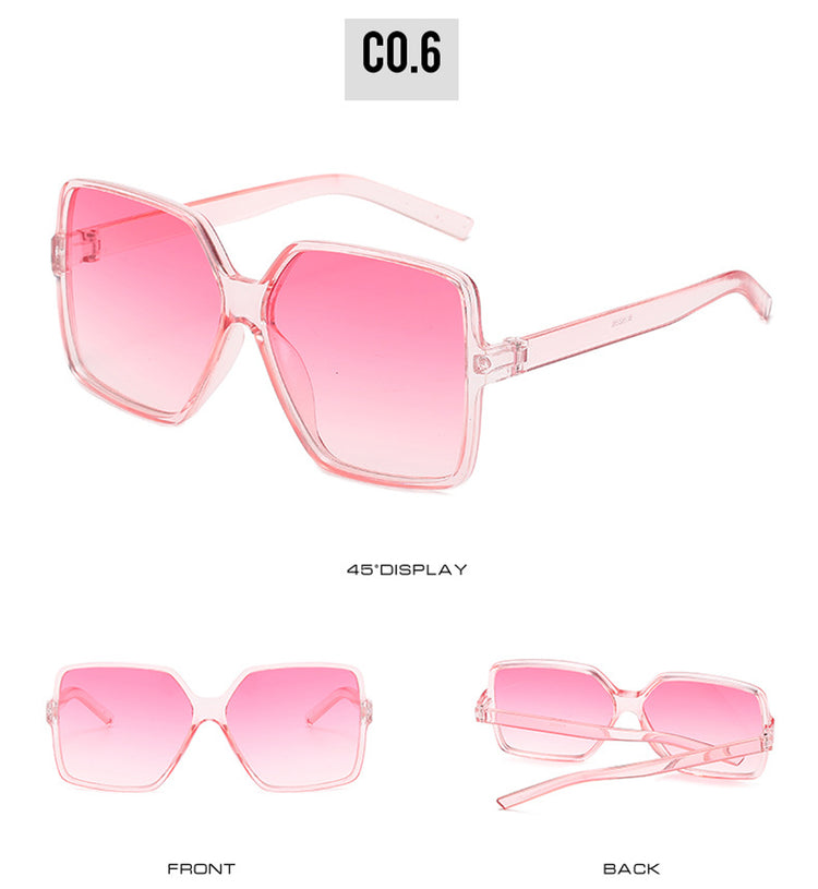 Black Square Oversized Sunglasses Women Big - Lena & Miles Exquisite Boutique LLC.