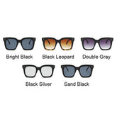 Classic Oversized Sunglasses Woman Brand Designer Mirror Plastic Female Sun Glasses Retro Fashion Big Frame Oculos De Sol - Lena & Miles Exquisite Boutique LLC.