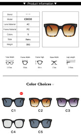 2025 Sunglasses Lady Flat Top Eyewear Lunette - Lena & Miles Exquisite Boutique LLC.