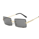 Rimless Square Sunglasses Man Brand Designer - Lena & Miles Exquisite Boutique LLC.
