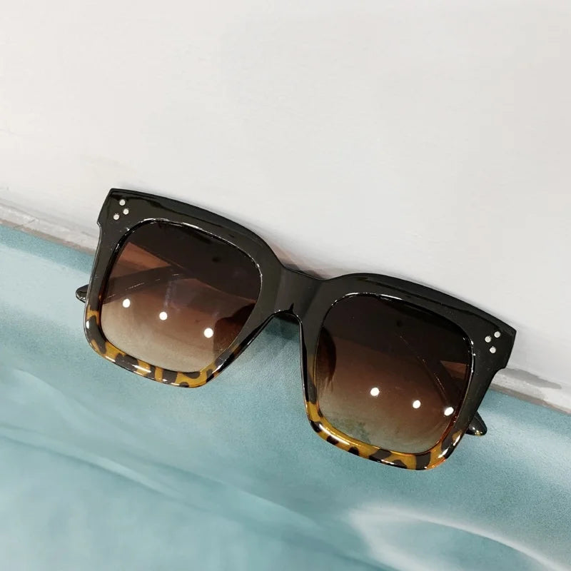 Brand Designer Square Sunglasses Women Retro - Lena & Miles Exquisite Boutique LLC.