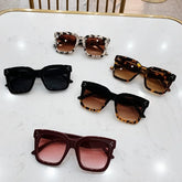 Brand Designer Square Sunglasses Women Retro - Lena & Miles Exquisite Boutique LLC.
