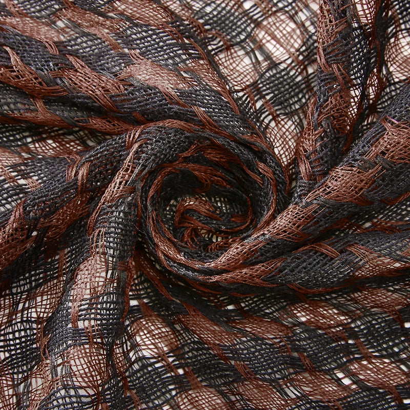 Winter Scarf Plaid Hijab Bandana Hiking Scarves - Lena & Miles Exquisite Boutique LLC.