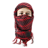 Winter Scarf Plaid Hijab Bandana Hiking Scarves - Lena & Miles Exquisite Boutique LLC.
