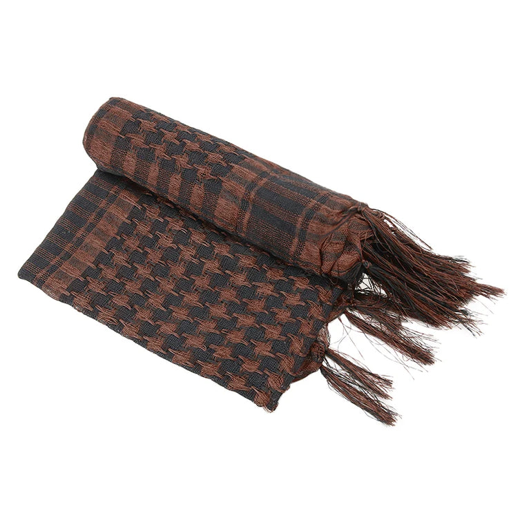 Winter Scarf Plaid Hijab Bandana Hiking Scarves - Lena & Miles Exquisite Boutique LLC.