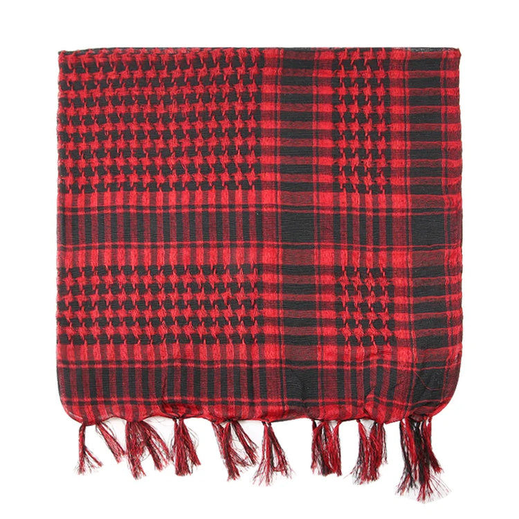 Winter Scarf Plaid Hijab Bandana Hiking Scarves - Lena & Miles Exquisite Boutique LLC.