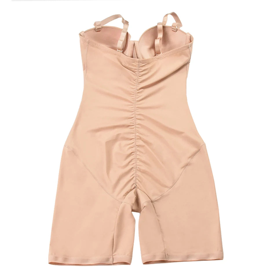 Bodysuit Women Shapewear Body Shaper With Cup Compression Bodies Belly Sheath Waist Trainer Reductive Slimming Underwear - Lena & Miles Exquisite Boutique LLC.