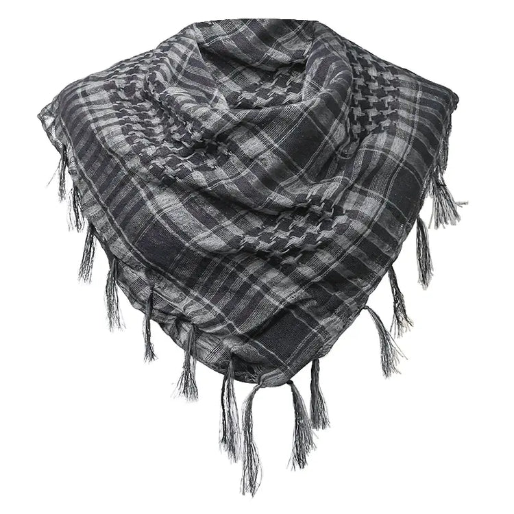 Winter Scarf Plaid Hijab Bandana Hiking Scarves - Lena & Miles Exquisite Boutique LLC.