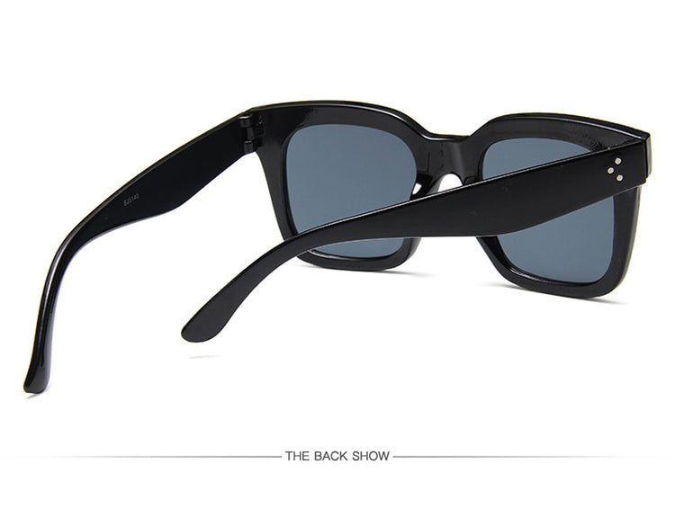 2025 Sunglasses Lady Flat Top Eyewear Lunette Femme Women Luxury Brand Sunglasses Women Rivet Sun Glasse UV400 - Lena & Miles Exquisite Boutique LLC.