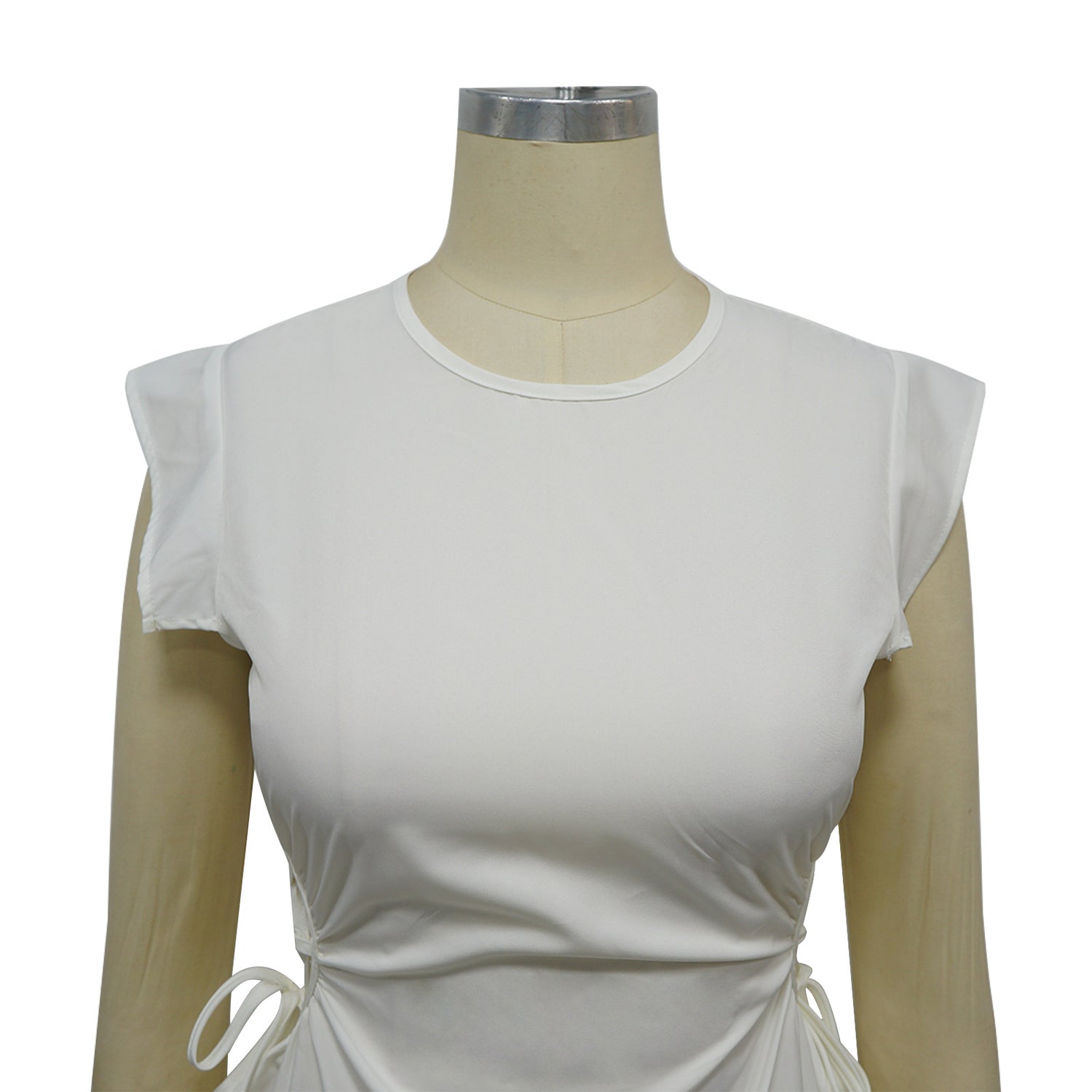 CMYAYA Loose DrawString Women O-neck Sleeve - Lena & Miles Exquisite Boutique LLC.