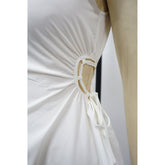 CMYAYA Loose DrawString Women O-neck Sleeve - Lena & Miles Exquisite Boutique LLC.