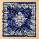 2024 Luxury Brand Bandana Silk Square Leopard Print Scarf Women Satin Shawl Hijab Female Scarves Hair Band Headkerchief - Lena & Miles Exquisite Boutique LLC.