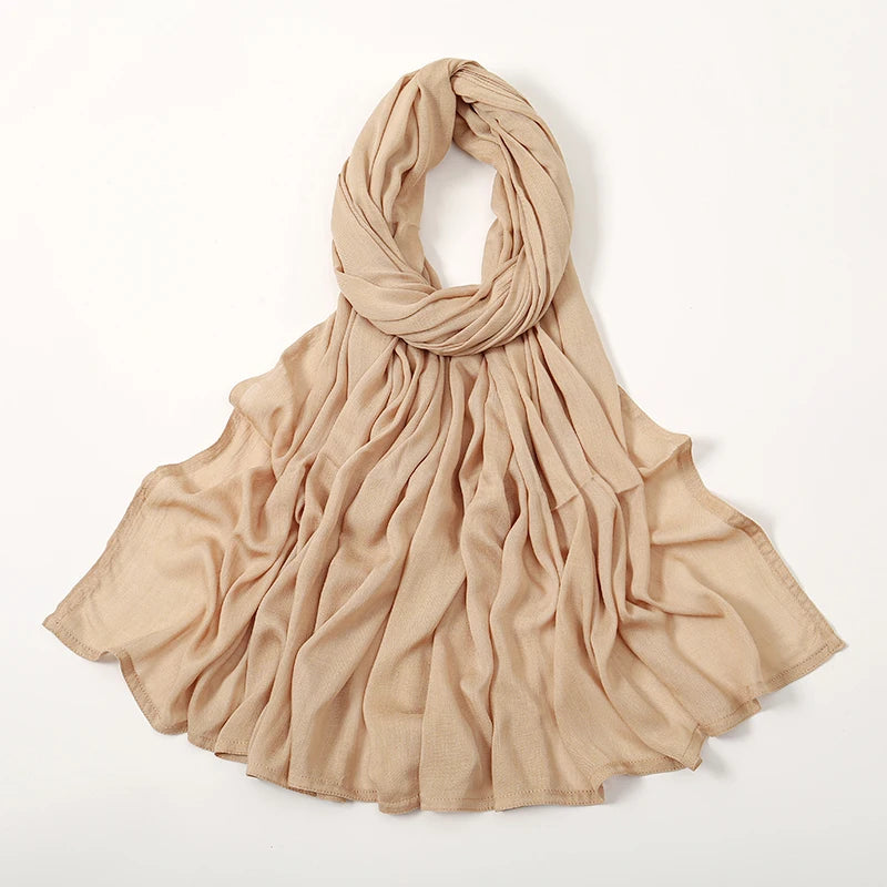 Muslim Modal Hijab Rayon Cotton Shawls - Lena & Miles Exquisite Boutique LLC.