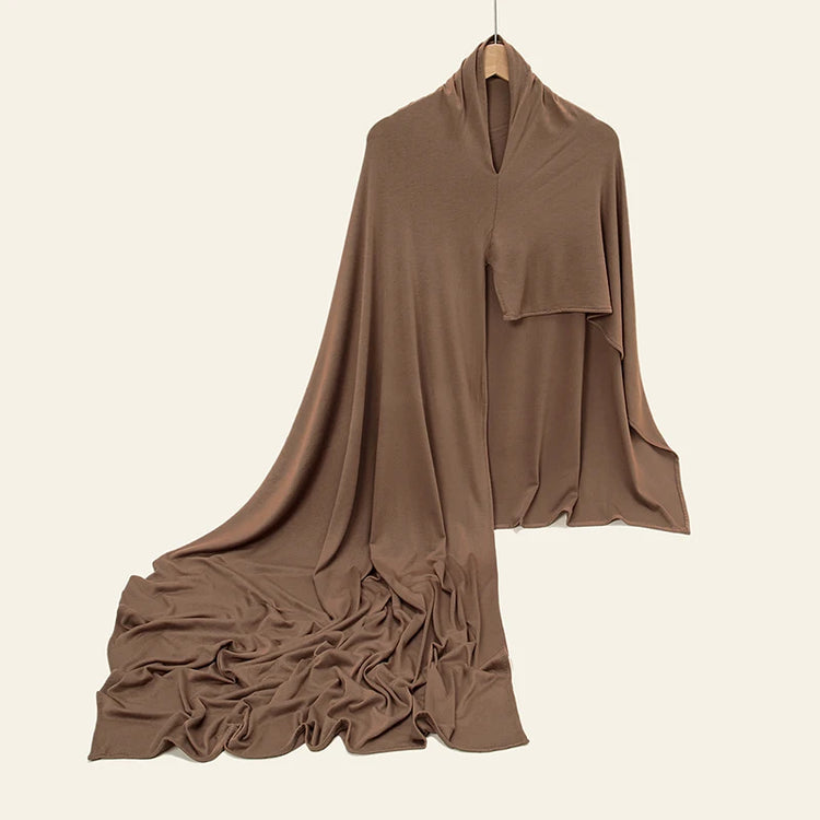 Fashion Modal Jersey Hijab Instant Scarf Muslim - Lena & Miles Exquisite Boutique LLC.