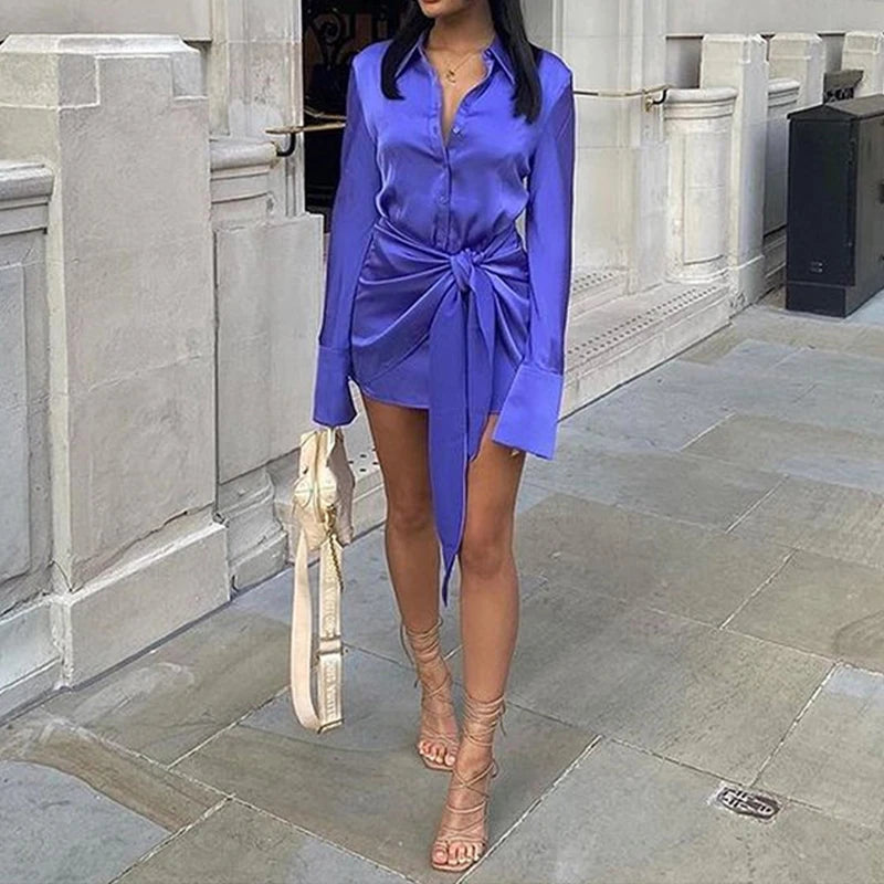 2023 Elastic Elegant Single-Breasted Dress Retro - Lena & Miles Exquisite Boutique LLC.