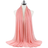 Women Muslim Chiffon Hijab Shawls Scarf - Lena & Miles Exquisite Boutique LLC.