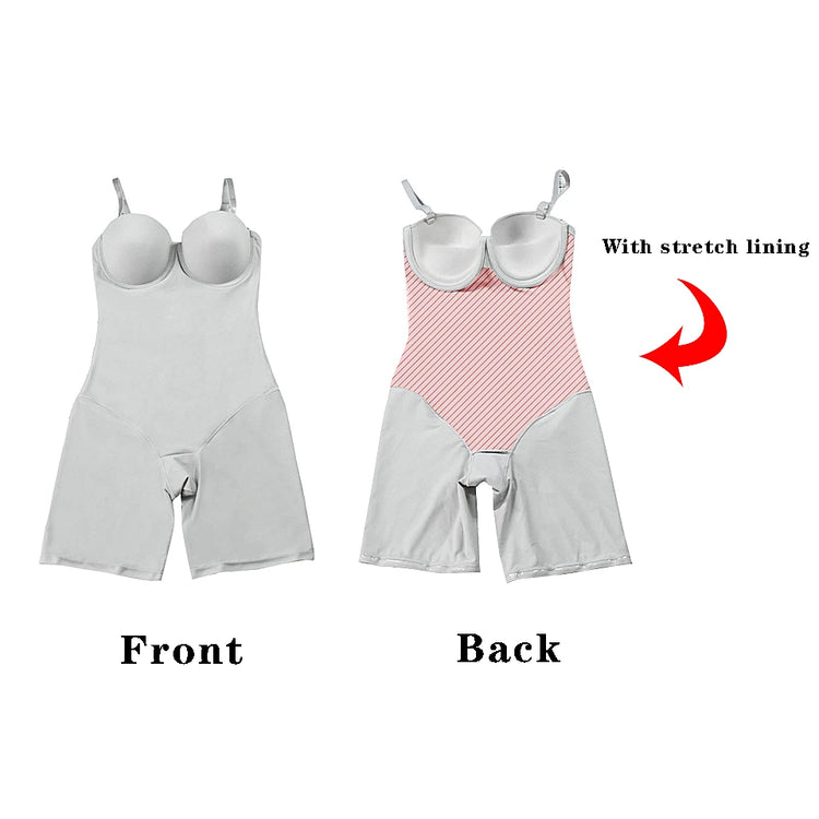 Bodysuit Women Shapewear Body Shaper With Cup Compression Bodies Belly Sheath Waist Trainer Reductive Slimming Underwear - Lena & Miles Exquisite Boutique LLC.