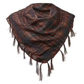 Winter Scarf Plaid Hijab Bandana Hiking Scarves - Lena & Miles Exquisite Boutique LLC.