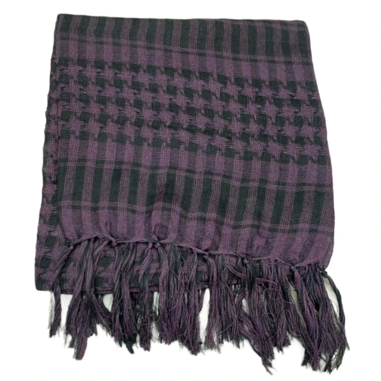 Classical Headwrap Shemagh Scarf for Sun Protections Arab Keffiyeh Headscarf Arabian Dubai Headcover Ethnic Hijab Shawl - Lena & Miles Exquisite Boutique LLC.