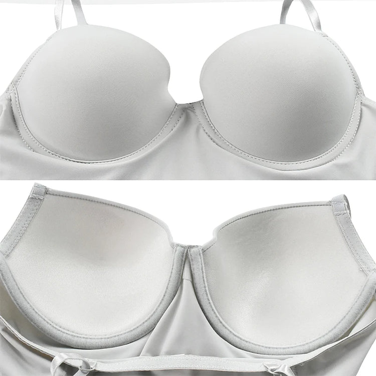 Bodysuit Women Shapewear Body Shaper With Cup Compression Bodies Belly Sheath Waist Trainer Reductive Slimming Underwear - Lena & Miles Exquisite Boutique LLC.