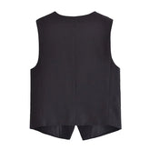 KEYANKETIAN Summer New Linen Texture V- - Lena & Miles Exquisite Boutique LLC.