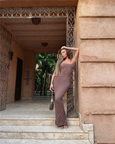 Mozision Spaghetti Strap Backless Bodycon - Lena & Miles Exquisite Boutique LLC.