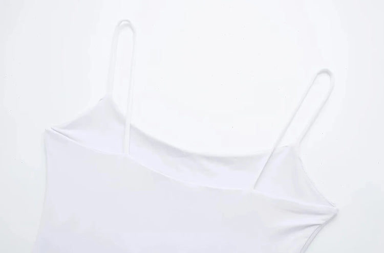 TRZA-Skinny Bodysuits for Women, Backless, Thin Straps, Snap-button, Female Playsuits, Sexy Fashion - Lena & Miles Exquisite Boutique LLC.