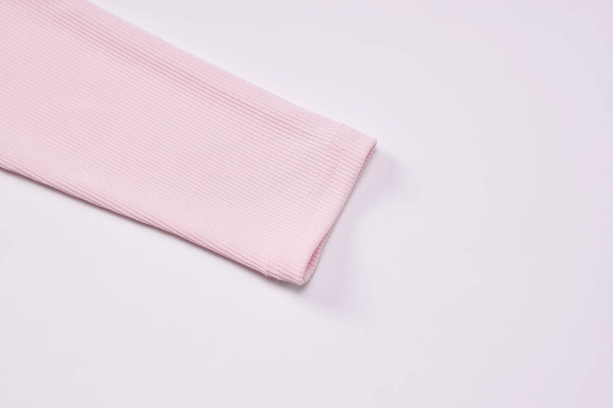 Dulzura Skinny Long Sleeve Playsuits Solid Bodycon Jumpsuits Rompers Evening Party Club Holiday Workout Sport Women Clothes Y2K - Lena & Miles Exquisite Boutique LLC.