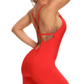 Women Yoga Jumpsuit Backless Workout Catsuit Bodysuit Sleeveless Gym Bodycon Romper Sportswear Fitness Yoga Suit Sexy Sport Set - Lena & Miles Exquisite Boutique LLC.