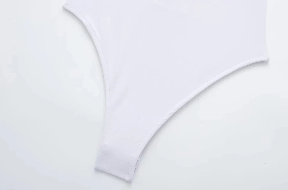 TRZA-Skinny Bodysuits for Women, Backless, Thin Straps, Snap-button, Female Playsuits, Sexy Fashion - Lena & Miles Exquisite Boutique LLC.