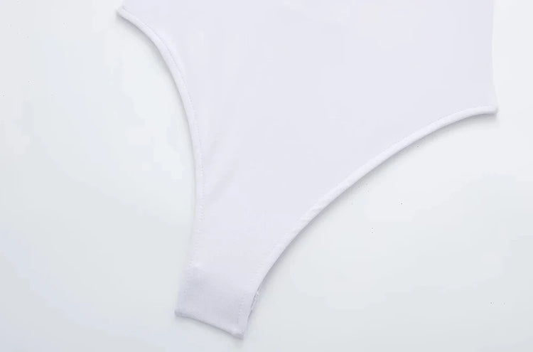 TRZA-Skinny Bodysuits for Women, Backless, Thin Straps, Snap-button, Female Playsuits, Sexy Fashion - Lena & Miles Exquisite Boutique LLC.