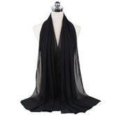 Women Muslim Chiffon Hijab Shawls Scarf - Lena & Miles Exquisite Boutique LLC.