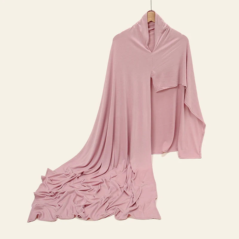Fashion Modal Jersey Hijab Instant Scarf Muslim - Lena & Miles Exquisite Boutique LLC.