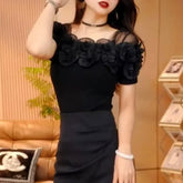 Summer European Clothes High Quality Cotton T - Lena & Miles Exquisite Boutique LLC.