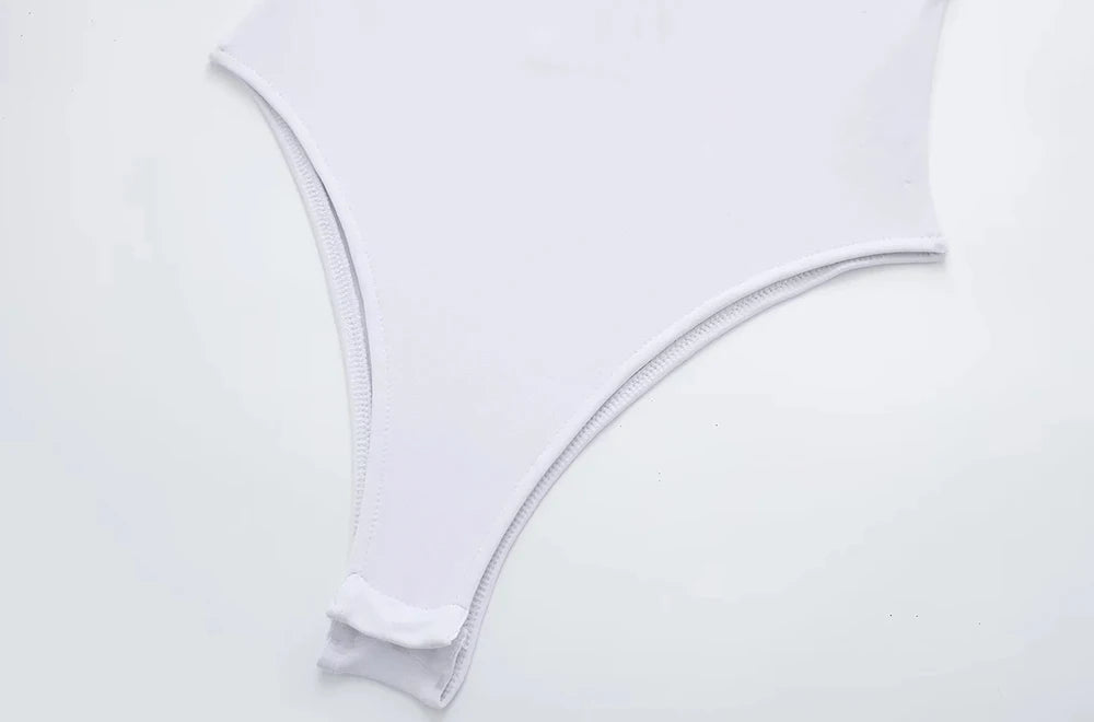 TRZA-Skinny Bodysuits for Women, Backless, Thin Straps, Snap-button, Female Playsuits, Sexy Fashion - Lena & Miles Exquisite Boutique LLC.