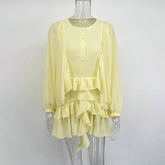 Tornova Fashion Ruffled Mini Dress - Lena & Miles Exquisite Boutique LLC.